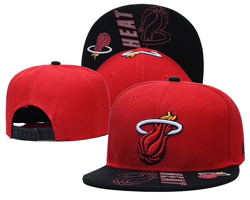 2020 NBA Miami Heat Hat 2020915->nfl hats->Sports Caps